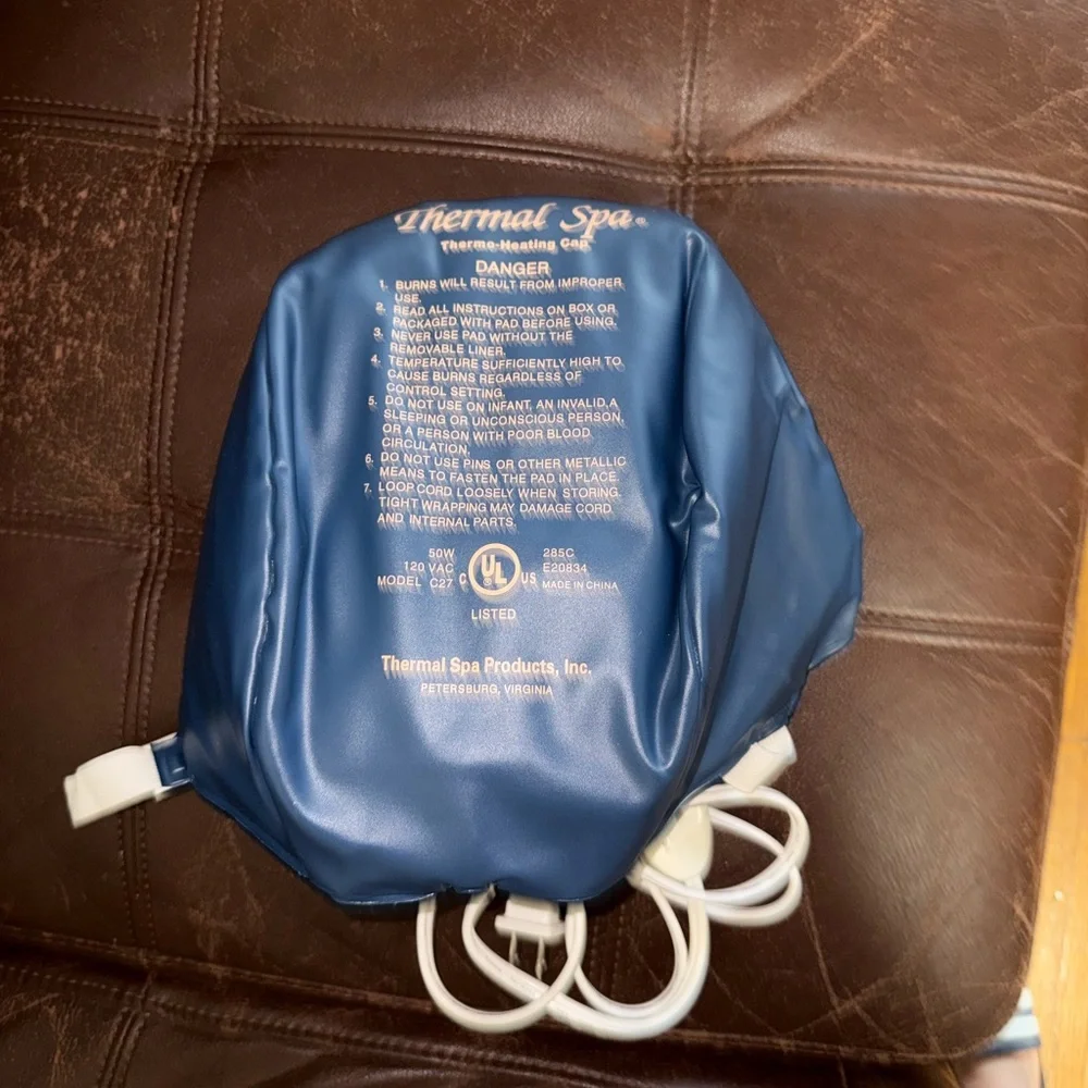 Thermal Spa Conditioning Heat Cap - Dark Blue